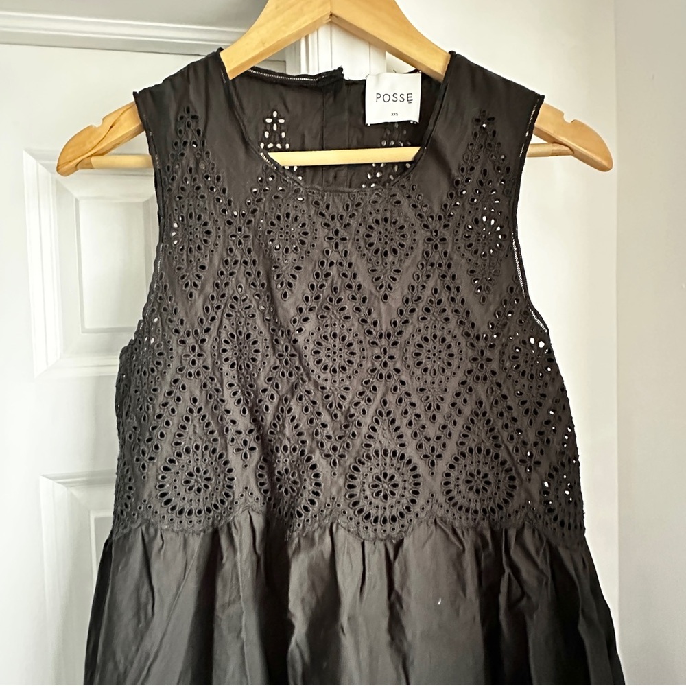 POSSE Louisa Broderie Anglaise Maxi Dress - Picture 5 of 8